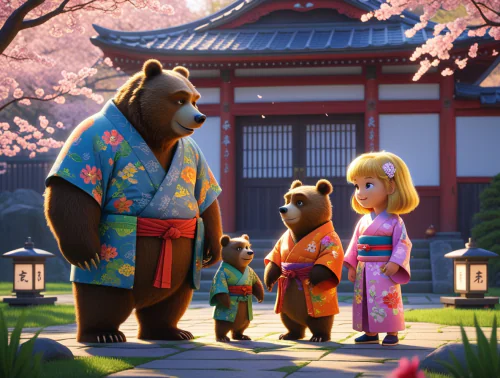 Küçük Hana ve Üç Ayı