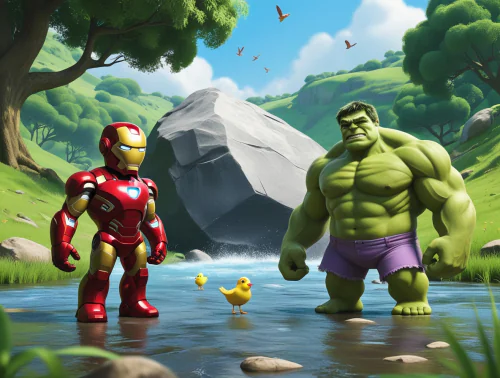 Demir Adam ve Hulk