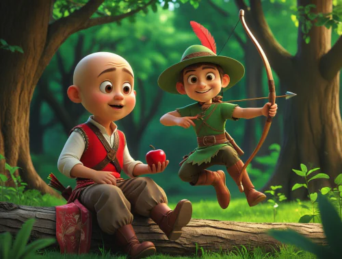 Keloğlan ile Robin Hood Masalı - Masal Oku