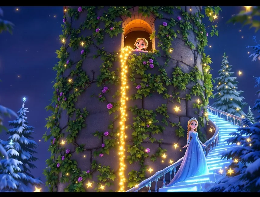Elsa ile Rapunzel Masalı - Masal Oku