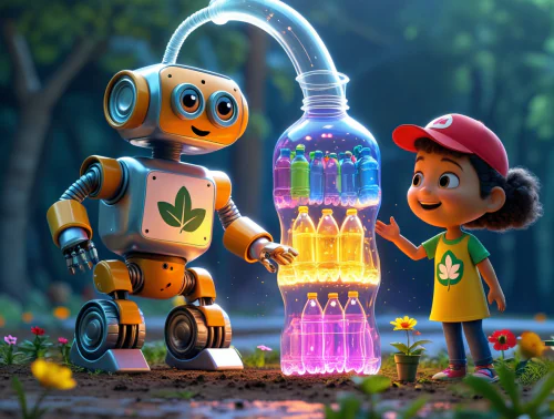 Geri Dönüşüm Robotu Masalı - Masal Oku