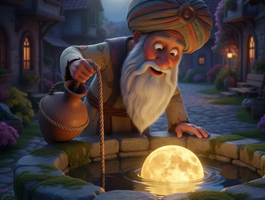 Nasreddin Hoca ve Kaybolan Ay - Masal Oku
